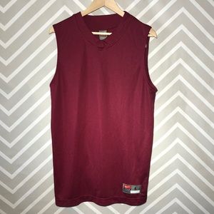 🌟Nike Men’s Large Burgundy Tank Top Sleeveless